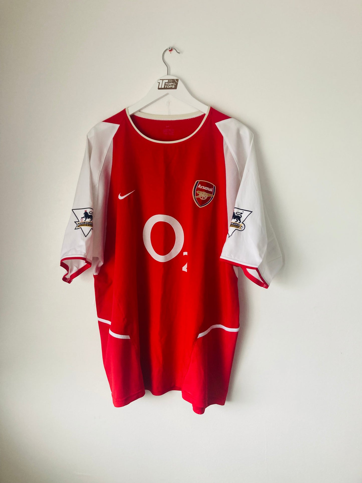 Arsenal home football shirt 2002/04 Vieira XXL
