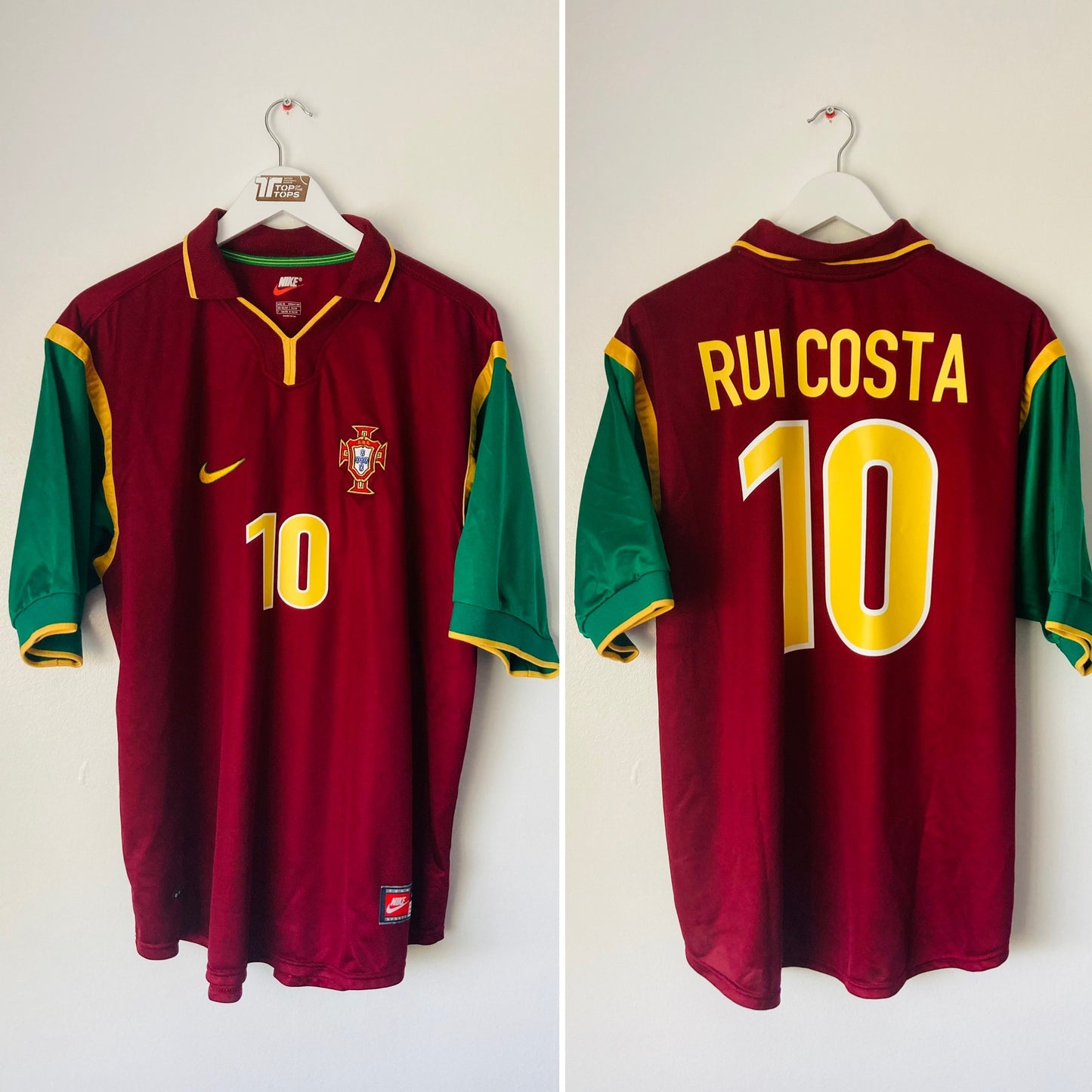 Portugal home football shirt
1998/99 Rui Costa XL