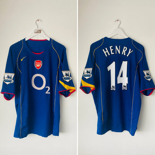 Arsenal away football shirt 2004/05 Henry XXL