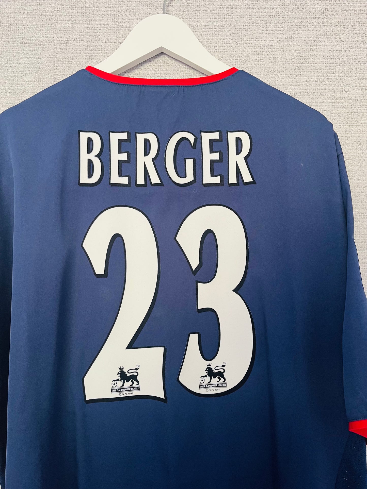 Portsmouth away football shirt 2003/05 Berger XL