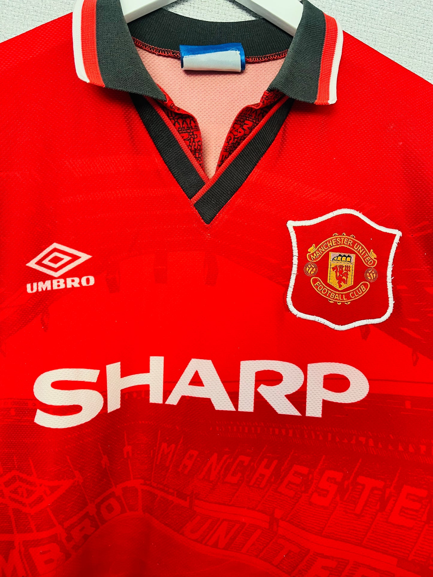 Manchester United home football shirt 1994/95 Cantona XL