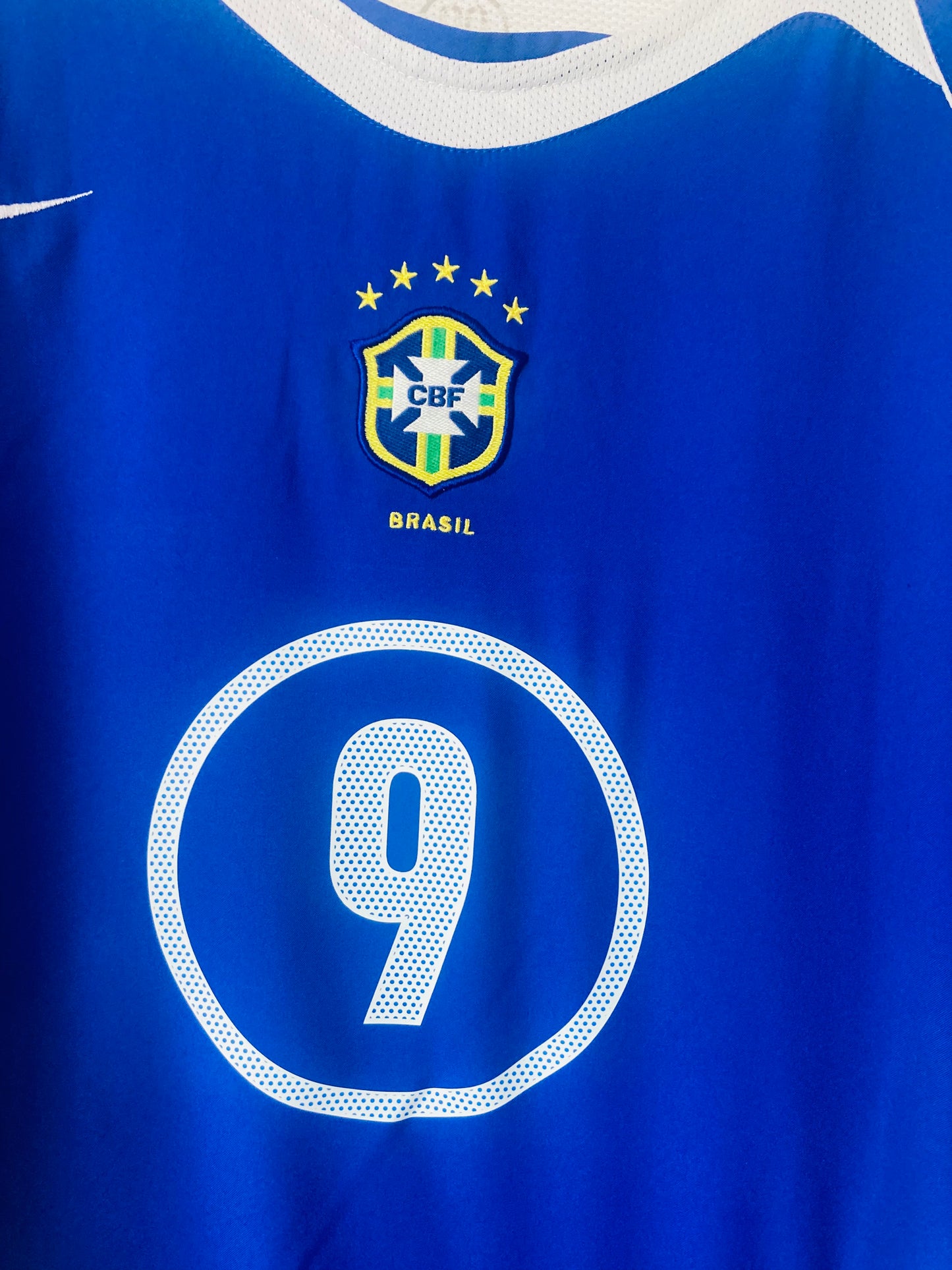 Brazil away football shirt 2004/05 Ronaldo Large