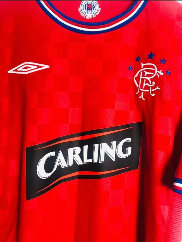 Glasgow Rangers away football shirt Large Novo 2009/10