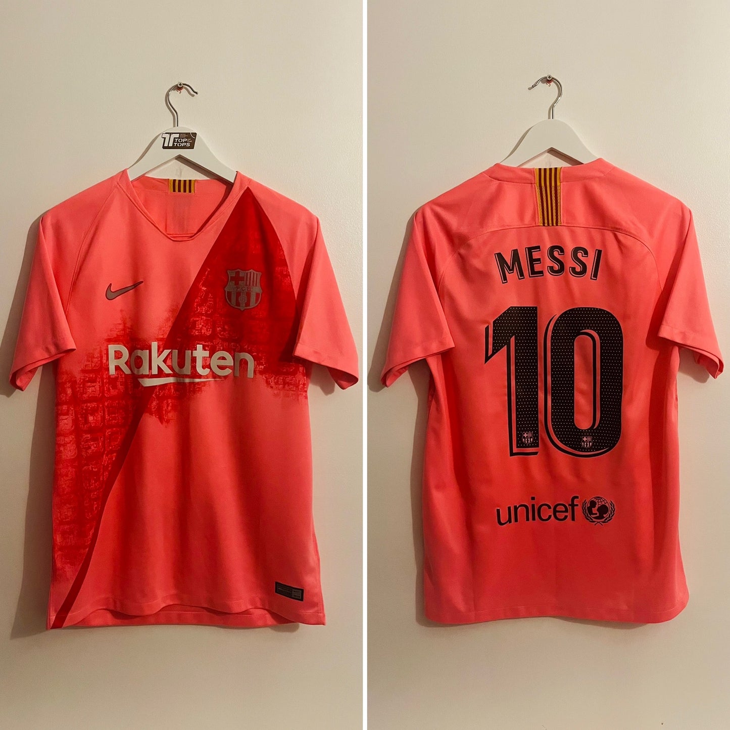 Barcelona third football shirt 2018/19 Messi Medium