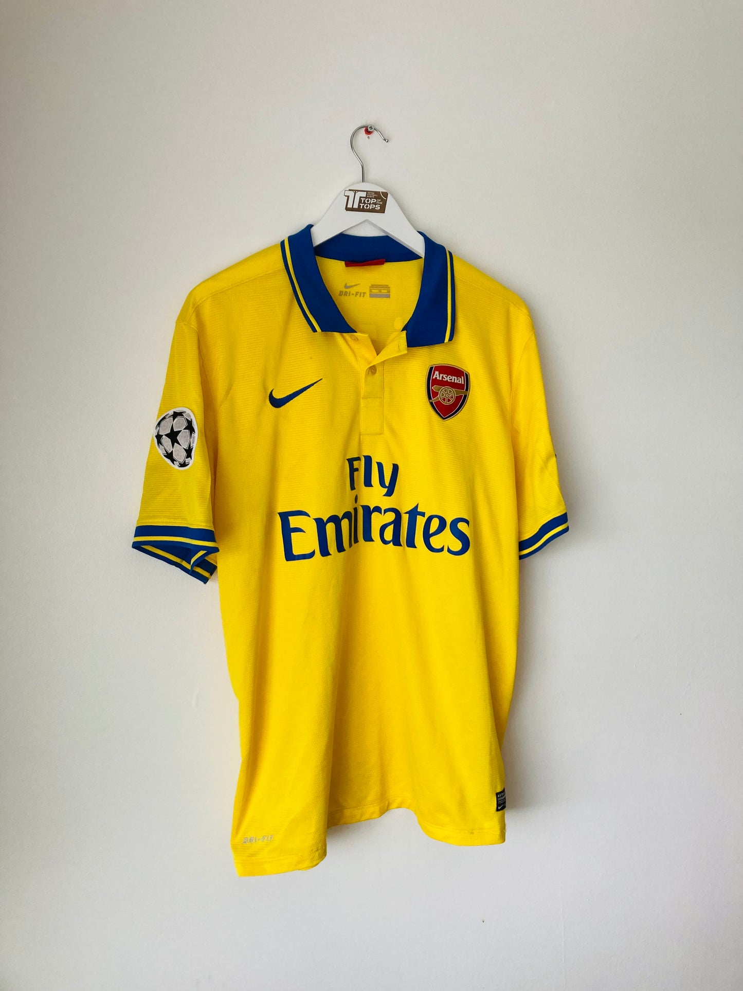 Arsenal away football shirt 2013/14 Ozil XL