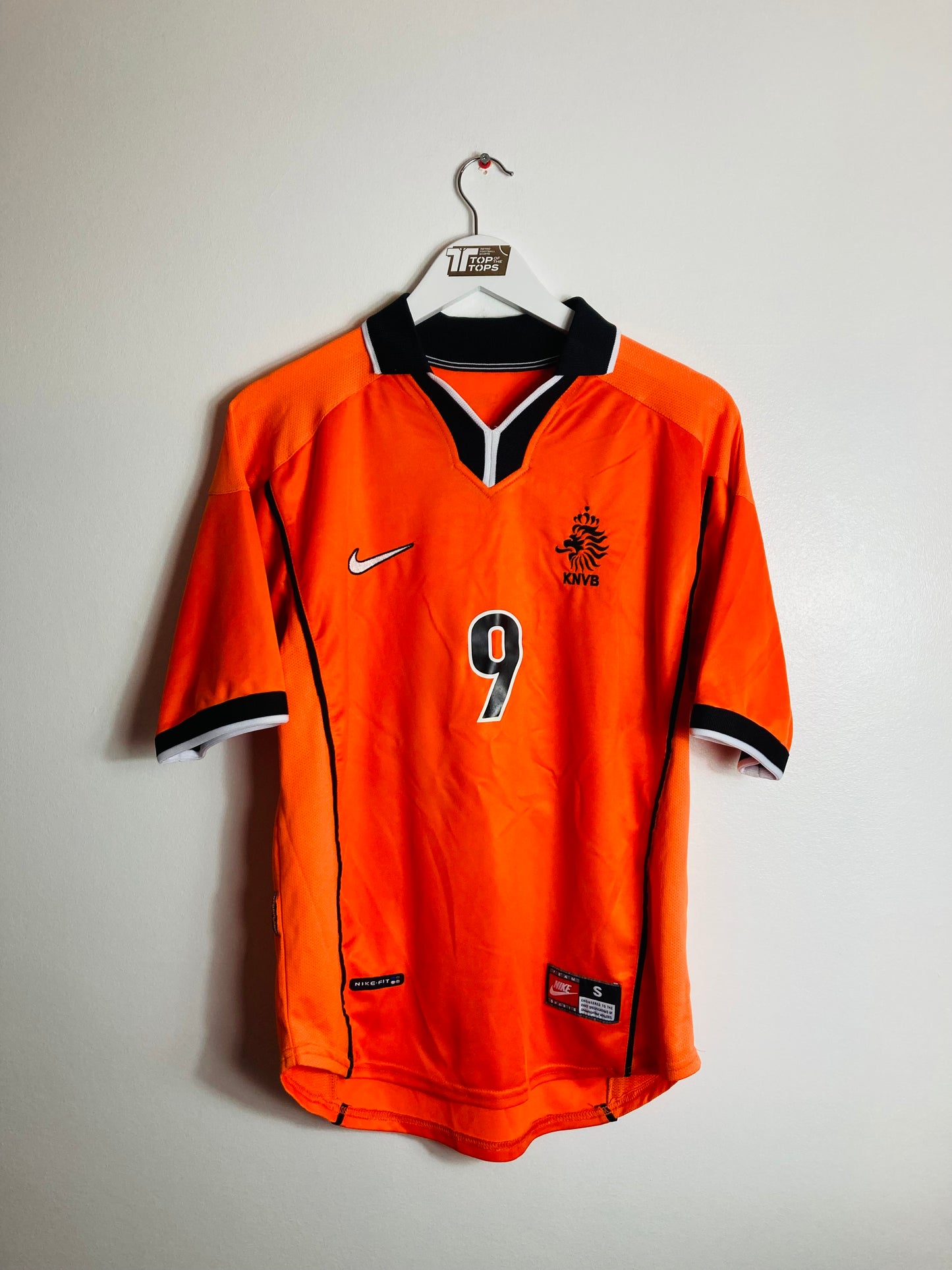 Holland Netherlands home football shirt W/C 1998 Kluivert small