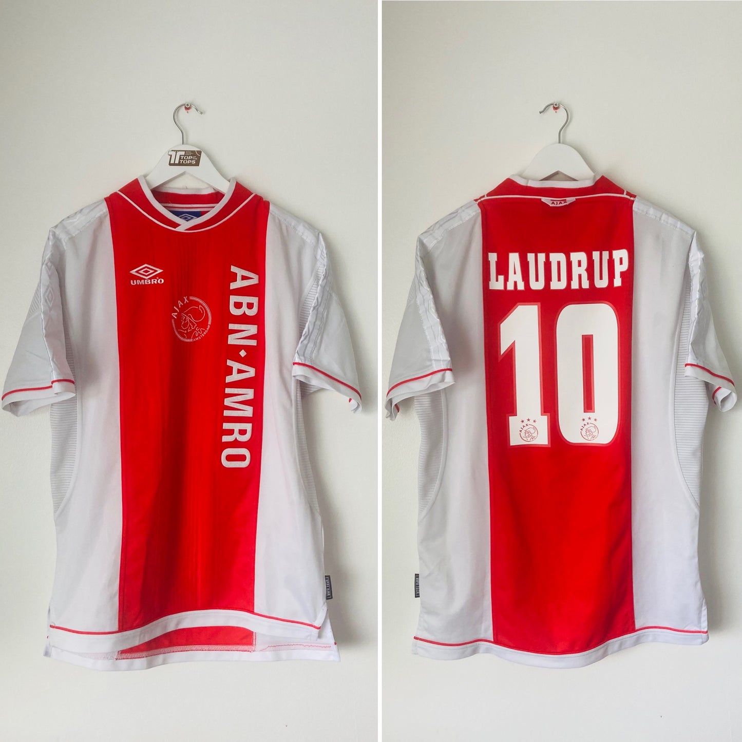 Ajax home football shirt 1999/2000 Laudrup Large
