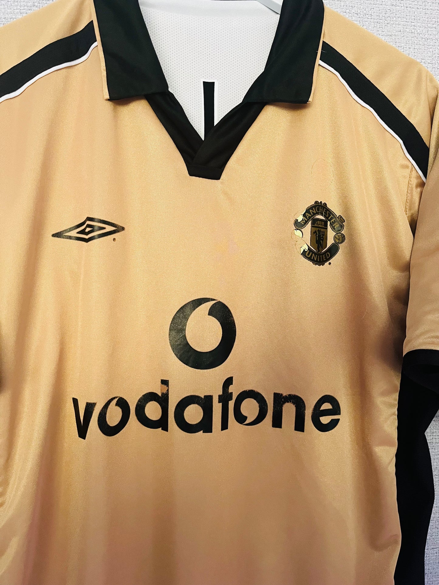 Manchester United away reversible football shirt 2001/02 Forlan Large