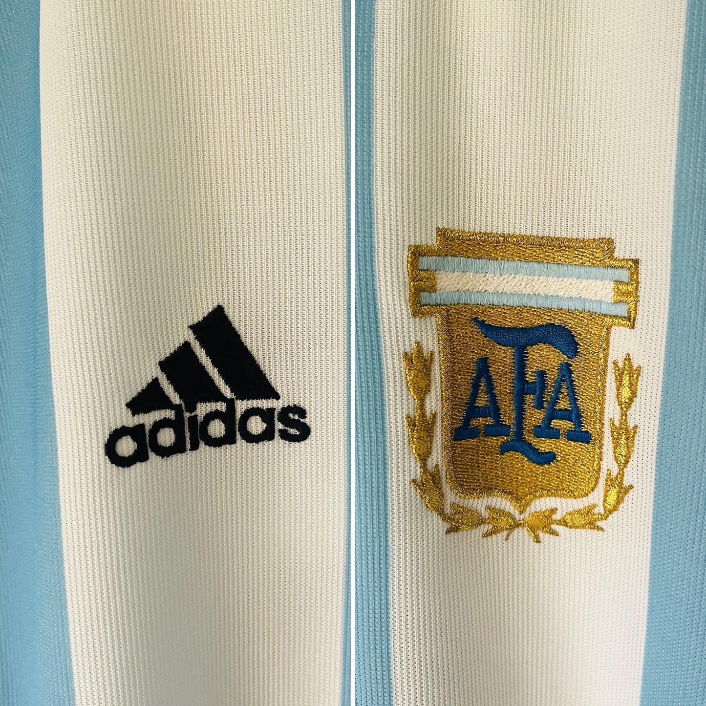 Argentina home football shirt W/C 2002 Batistuta Medium