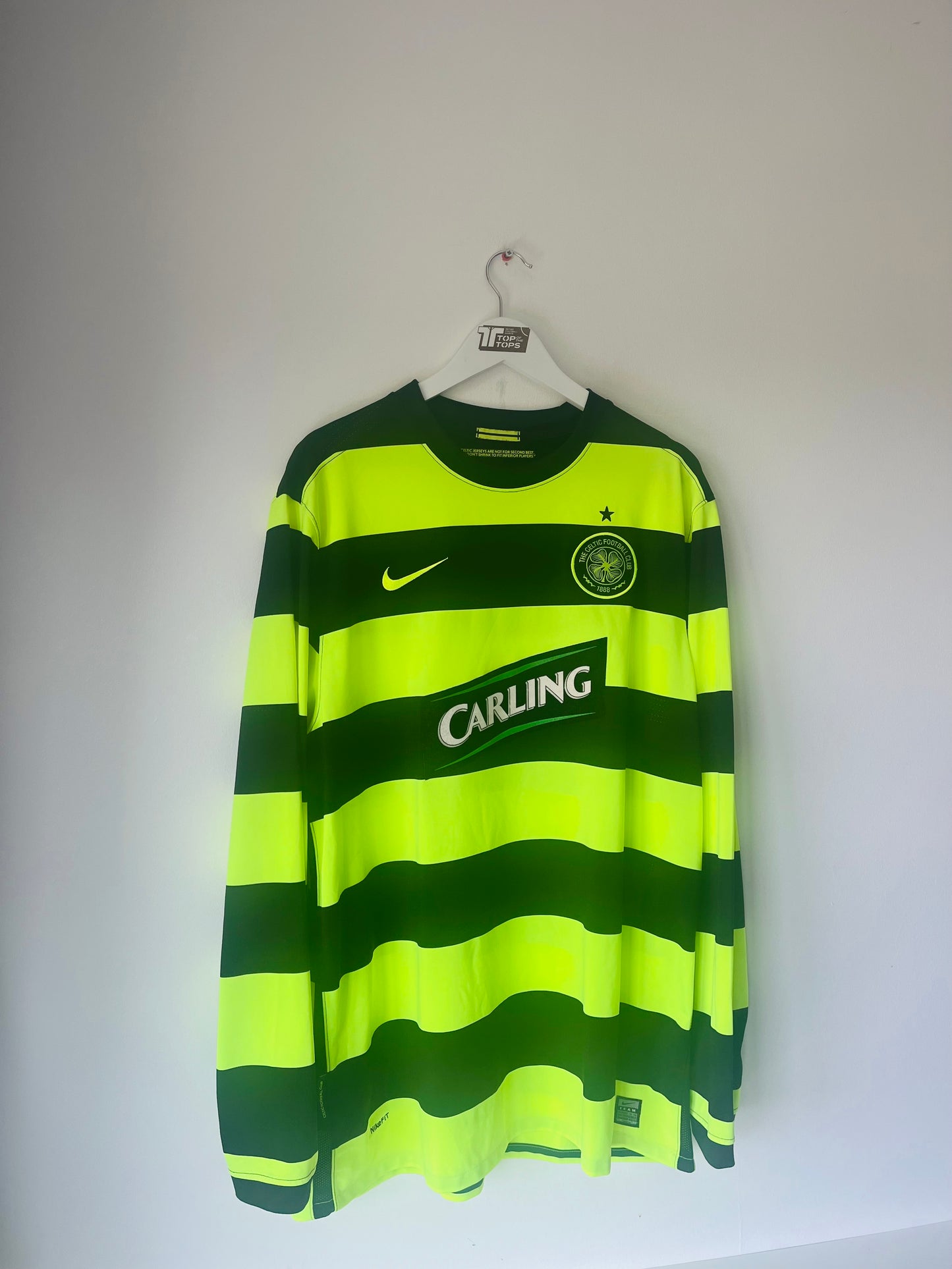 Celtic away football shirt 2009/10 Keane XXL