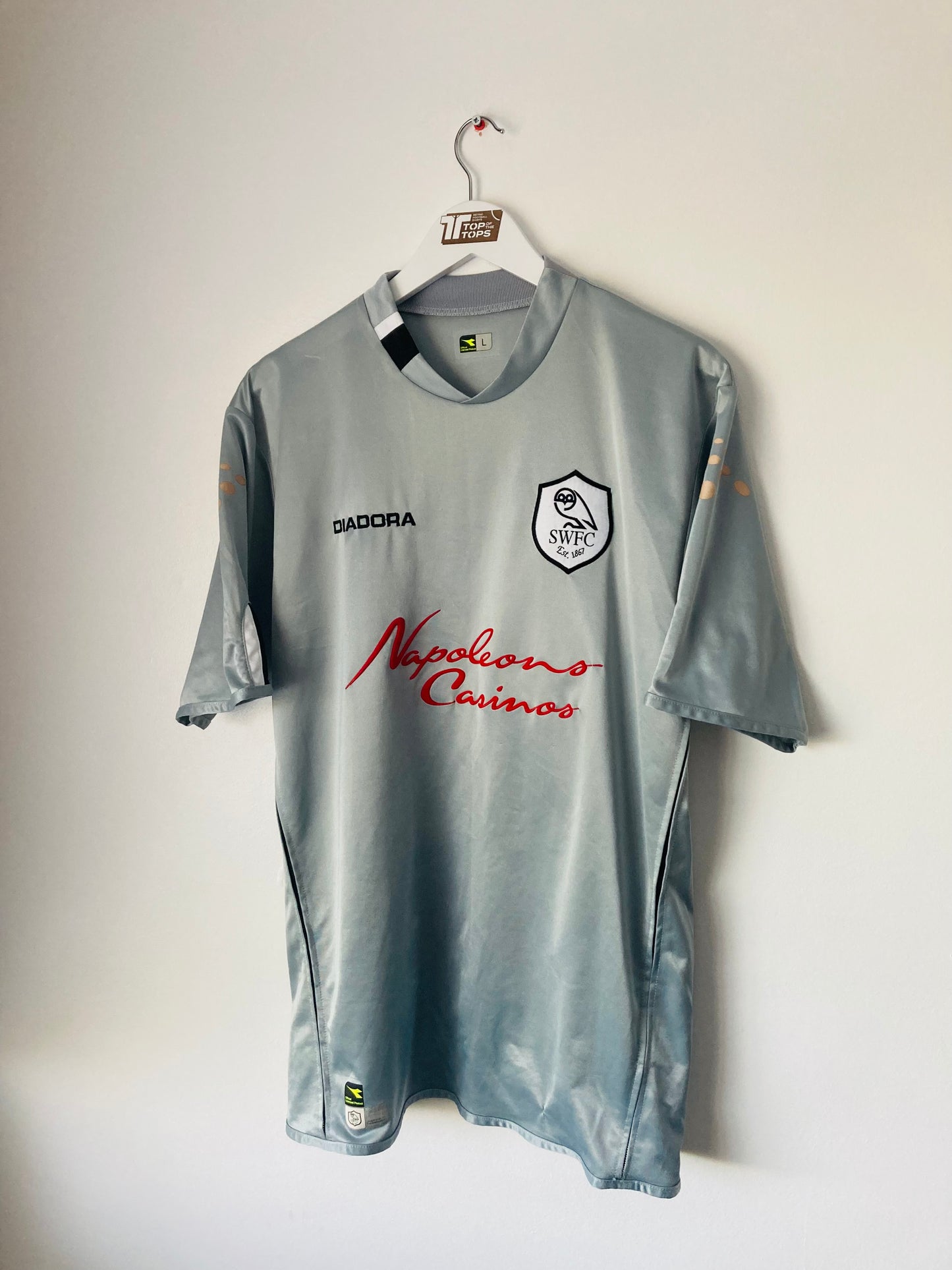 Sheffield Wednesday away football shirt 2004/05 Large