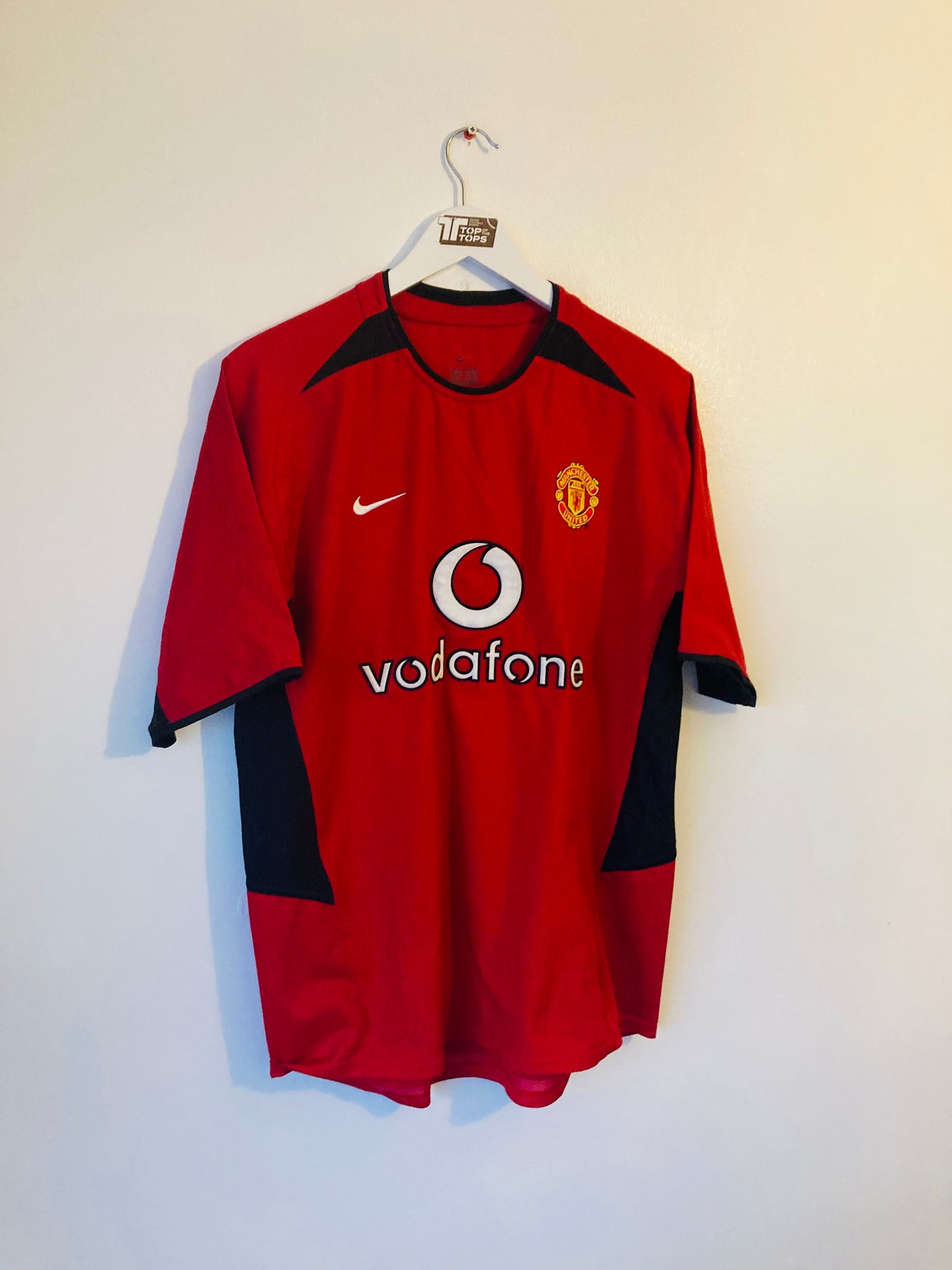 Manchester United home football shirt 2002/04 Medium Giggs