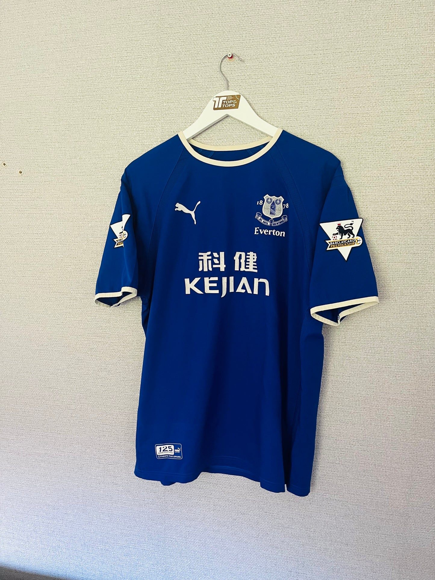 Everton home football shirt 2003/04 Rooney Medium