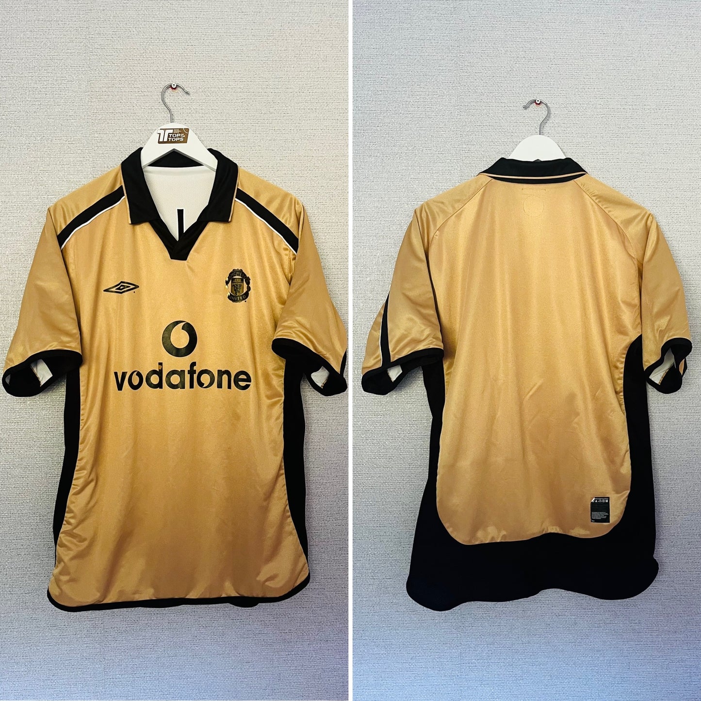 Manchester United away reversible football shirt 2001/02 Forlan Large