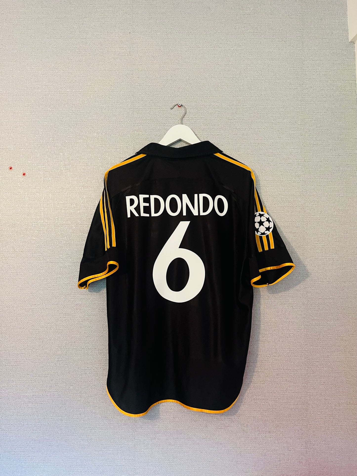 Real Madrid away football shirt 1999/2001 Redondo Large