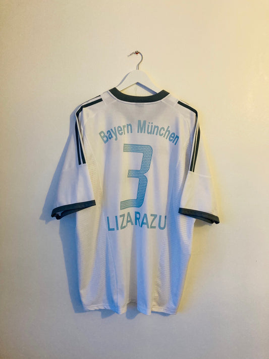 Bayern Munich away football shirt 2002/03 Lizarazu XXL