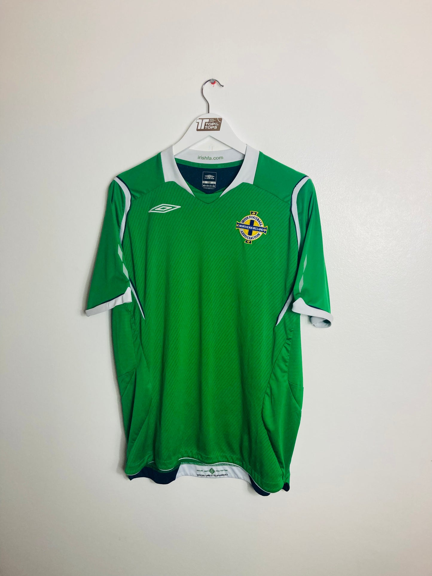 Northern Ireland home football shirt 2008/10 Large