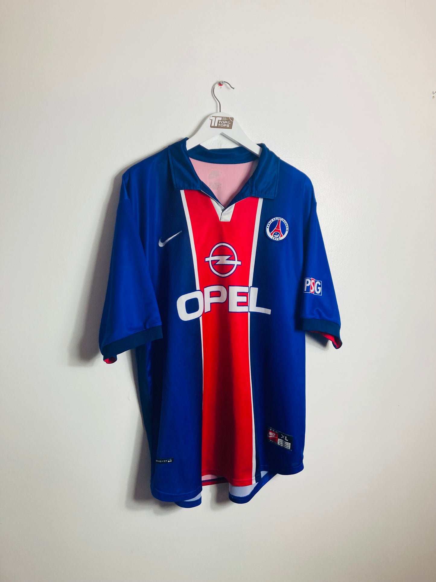 PSG home football shirt 1998/99 Okocha XL