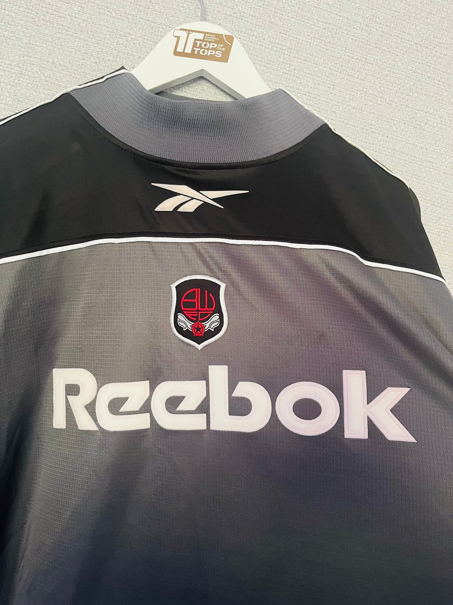 Bolton Wanderers goalkeeper football shirt 2000/01 Banks XXL