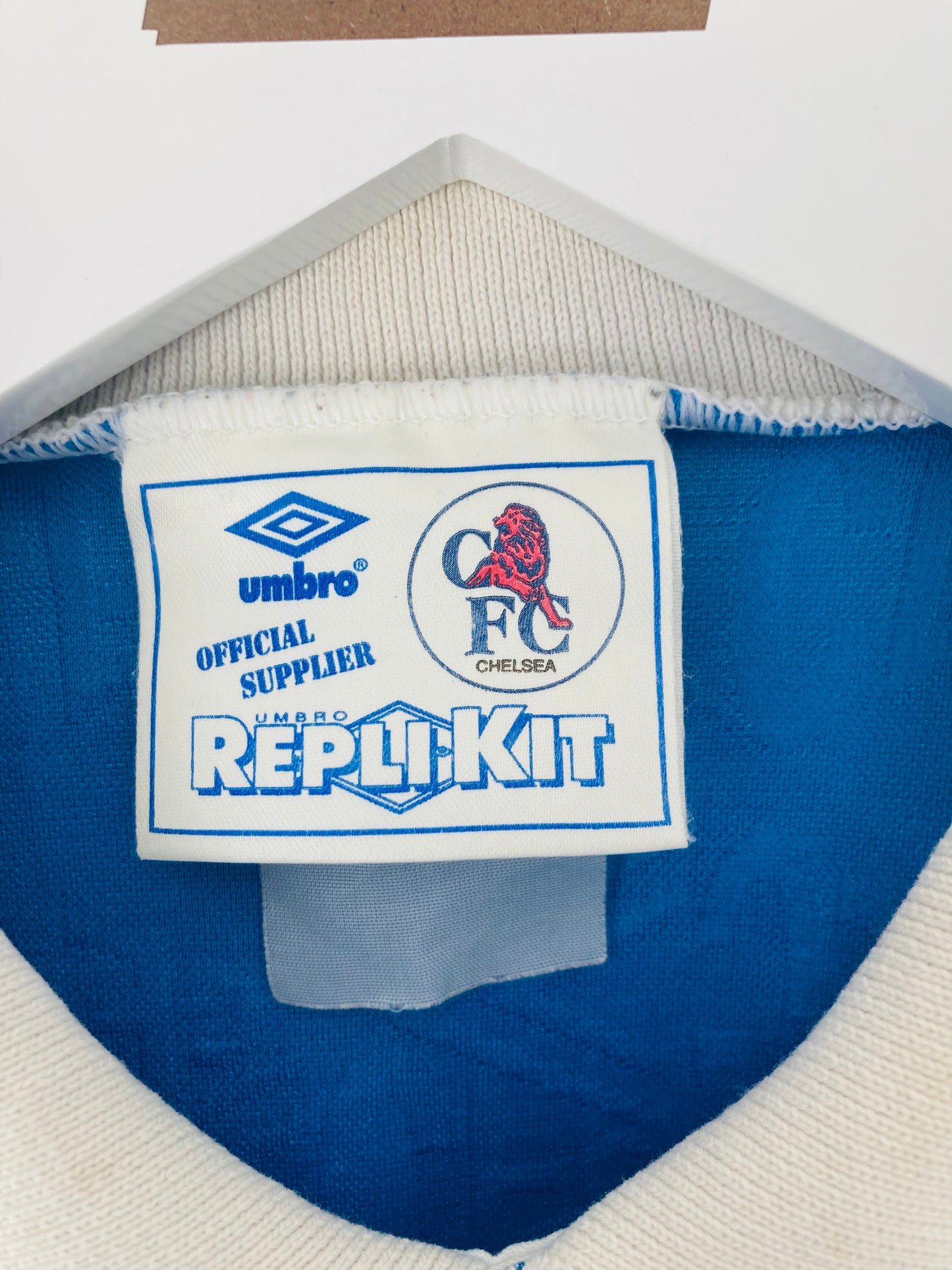 Chelsea home football shirt 1991/93 Medium
