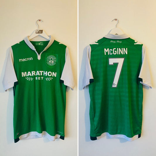 Hibernian home football shirt
2017/18 McGinn XL