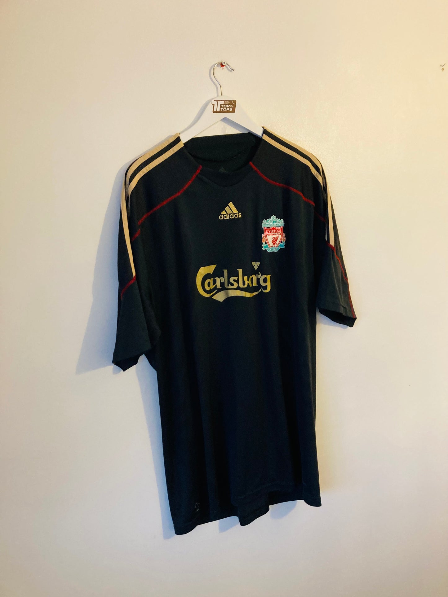 Liverpool away football shirt 2009/10 Torres XXXL