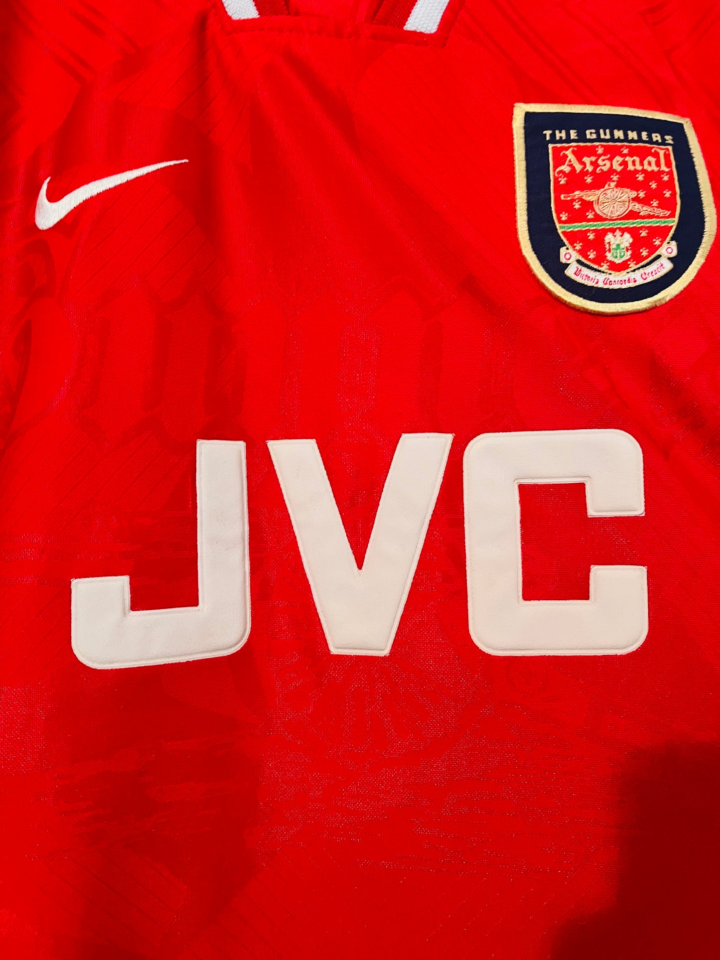 Arsenal home football shirt 1996/98 Wright XXL