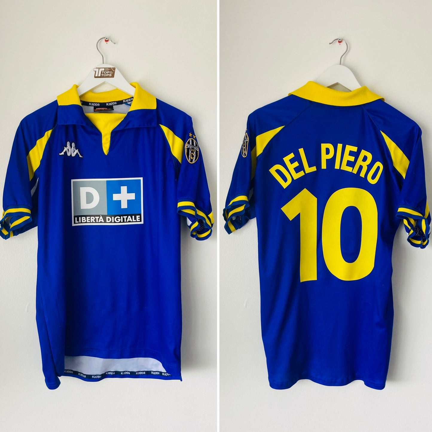 Juventus third football shirt 1998/99 Del Piero Medium