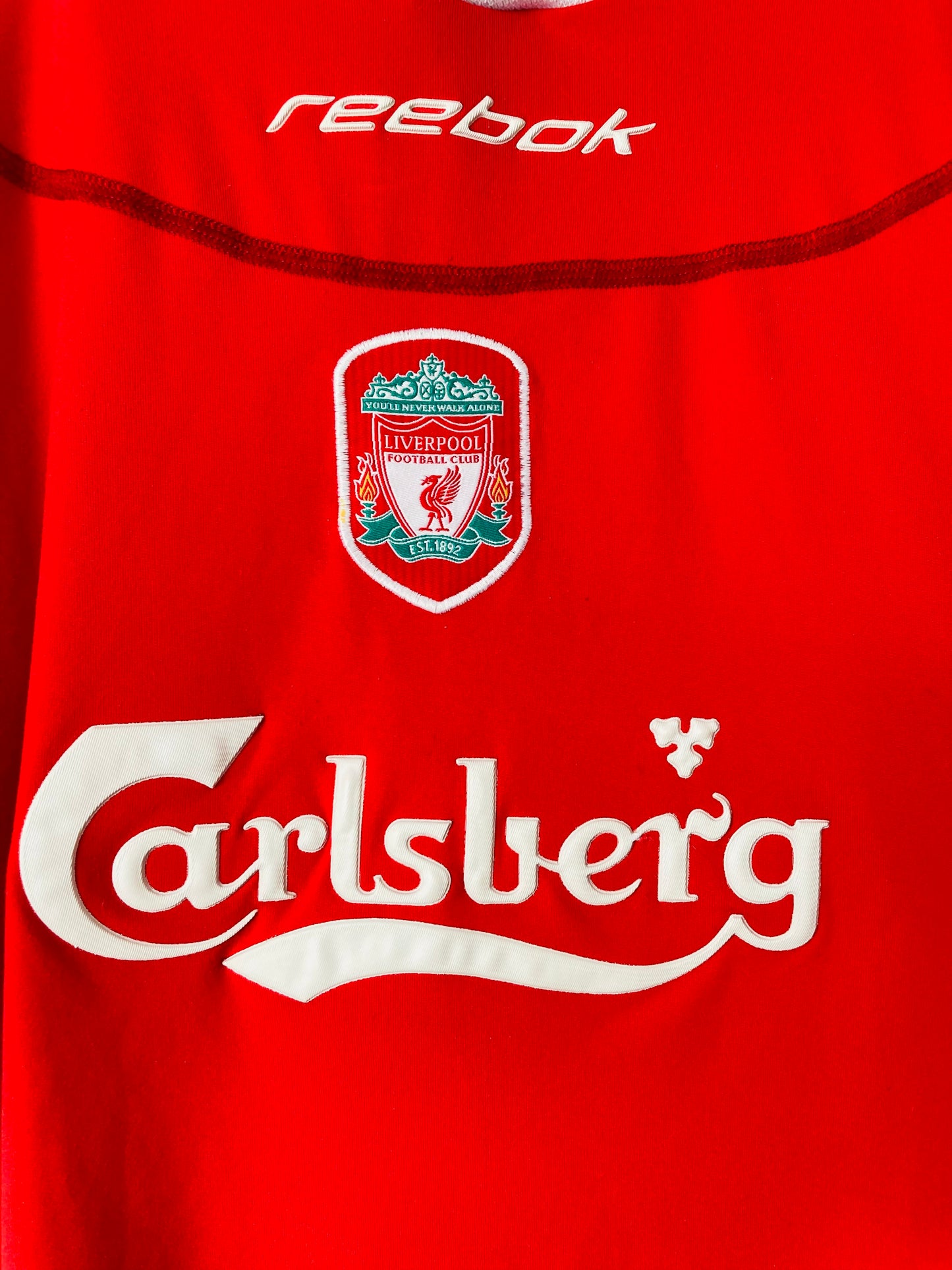 Liverpool home football shirt
2002/04 Baros Medium