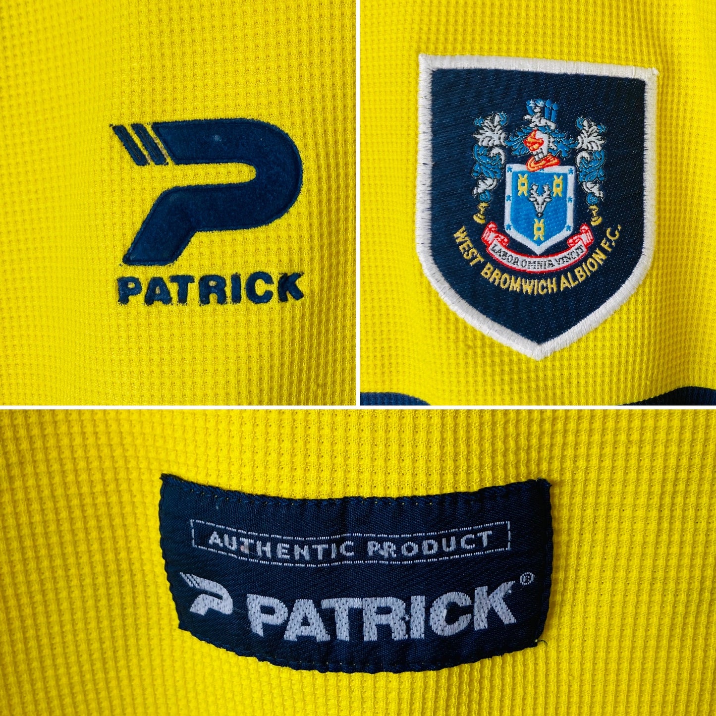 West Bromwich Albion away football shirt WBA 1999/2000 XL