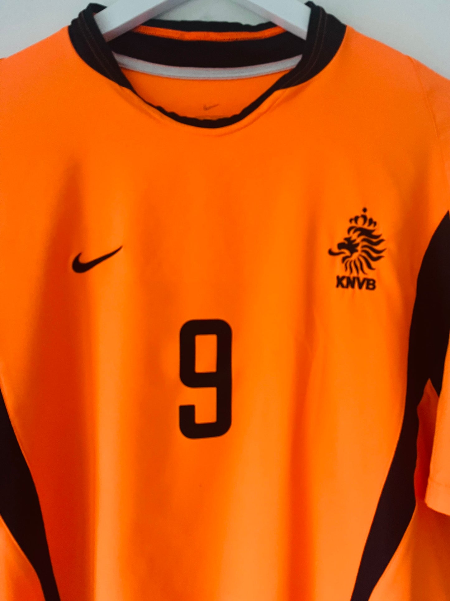 Holland Netherlands home football shirt 2002/03 Van Nistelrooy Large