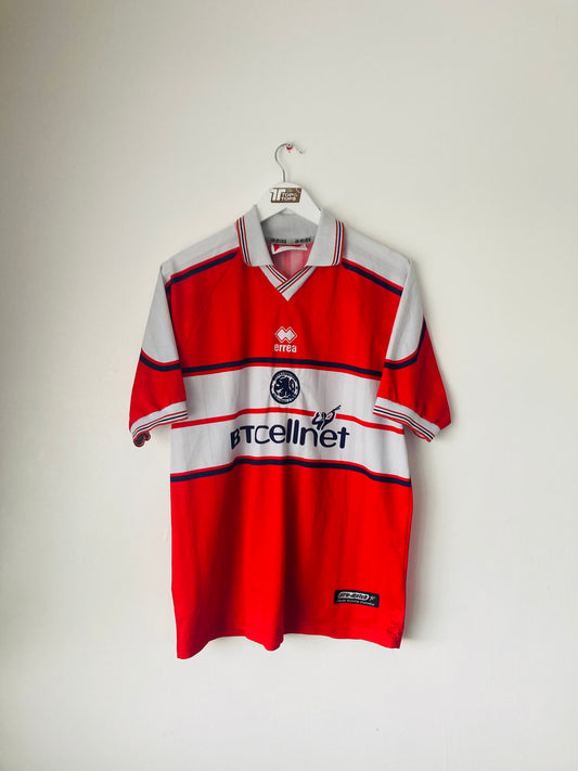 Middlesbrough home football shirt 2000/01 Large