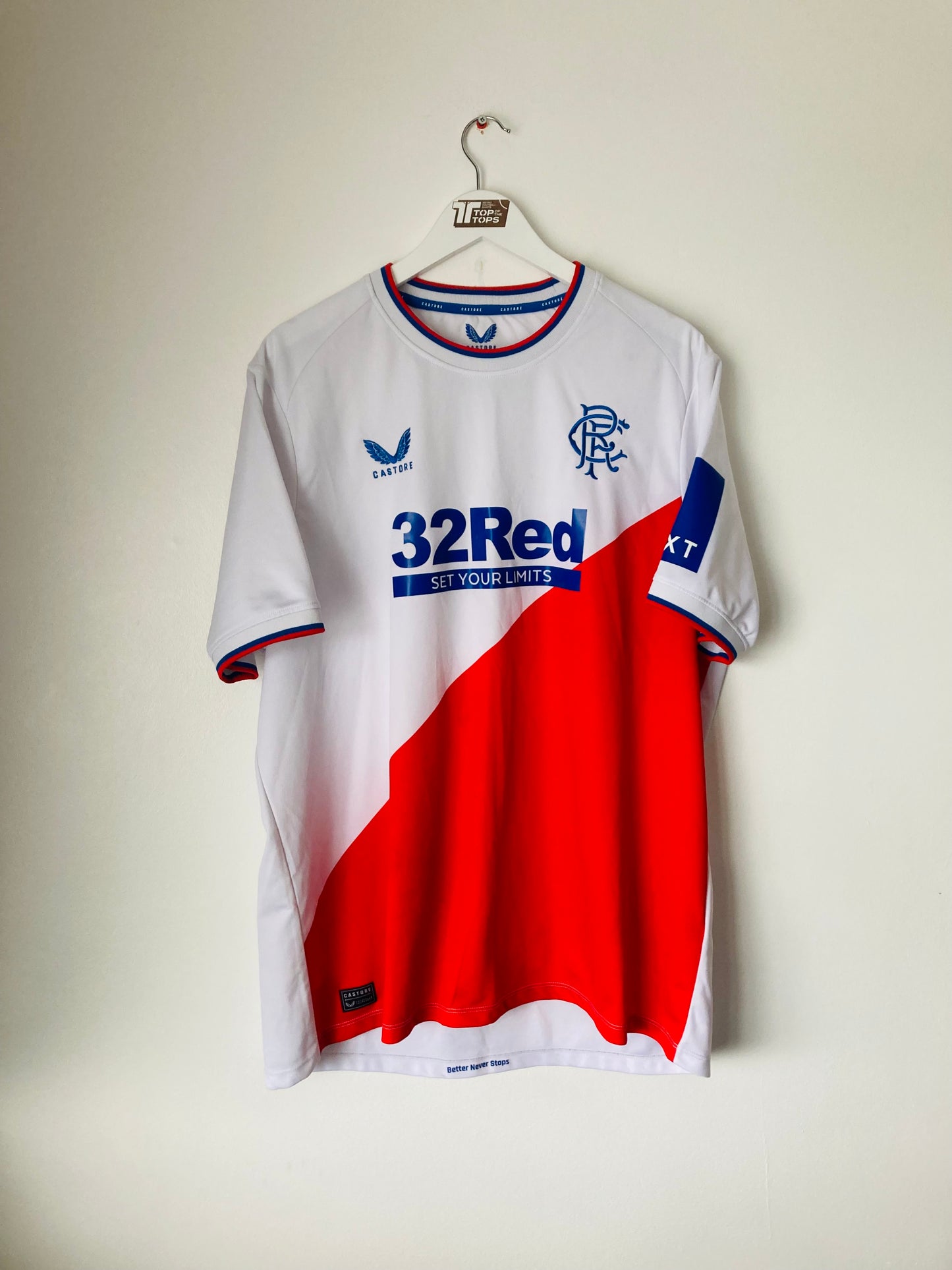 Glasgow Rangers away football shirt
2022/23 XXXL