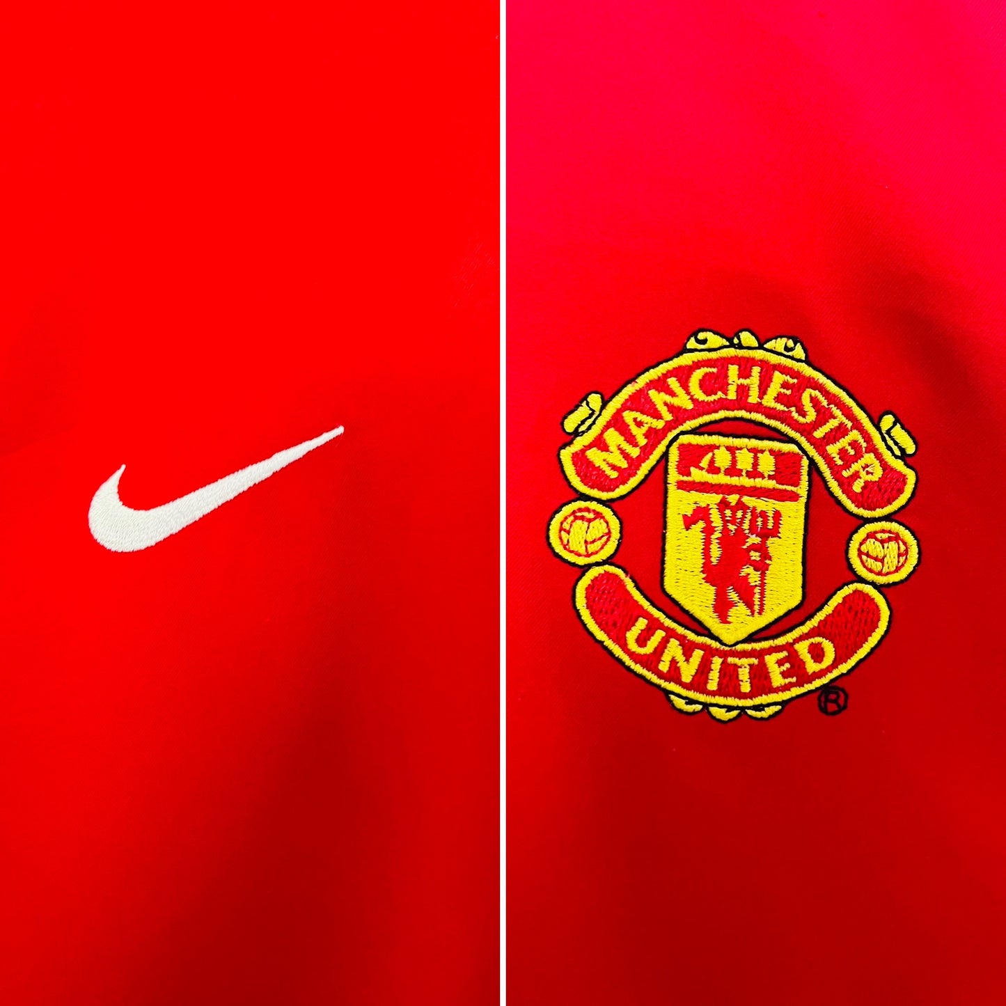 Manchester United home football shirt 2002/03 Beckham XL
