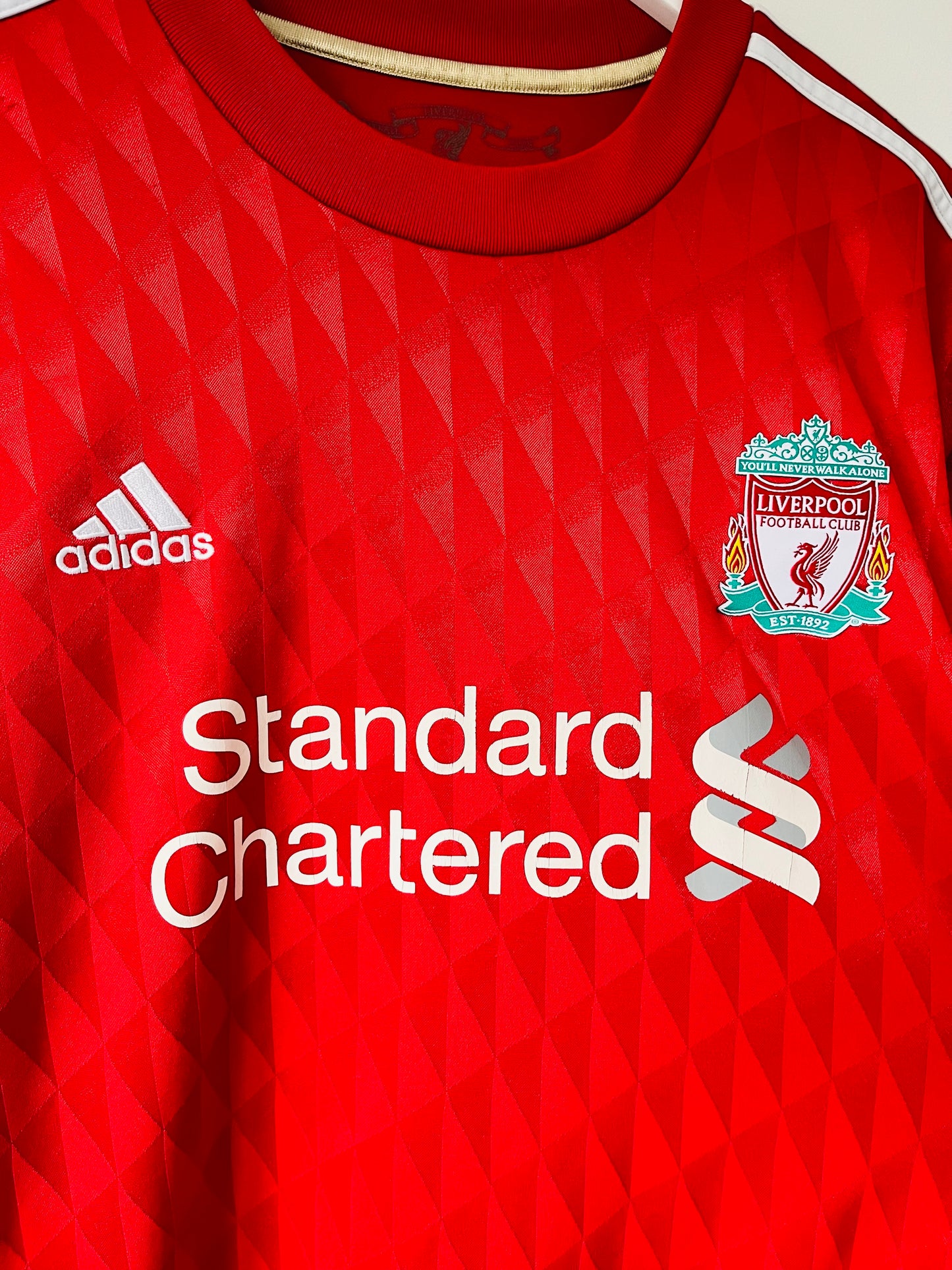 Liverpool home football shirt 2010/12 Gerrard XL