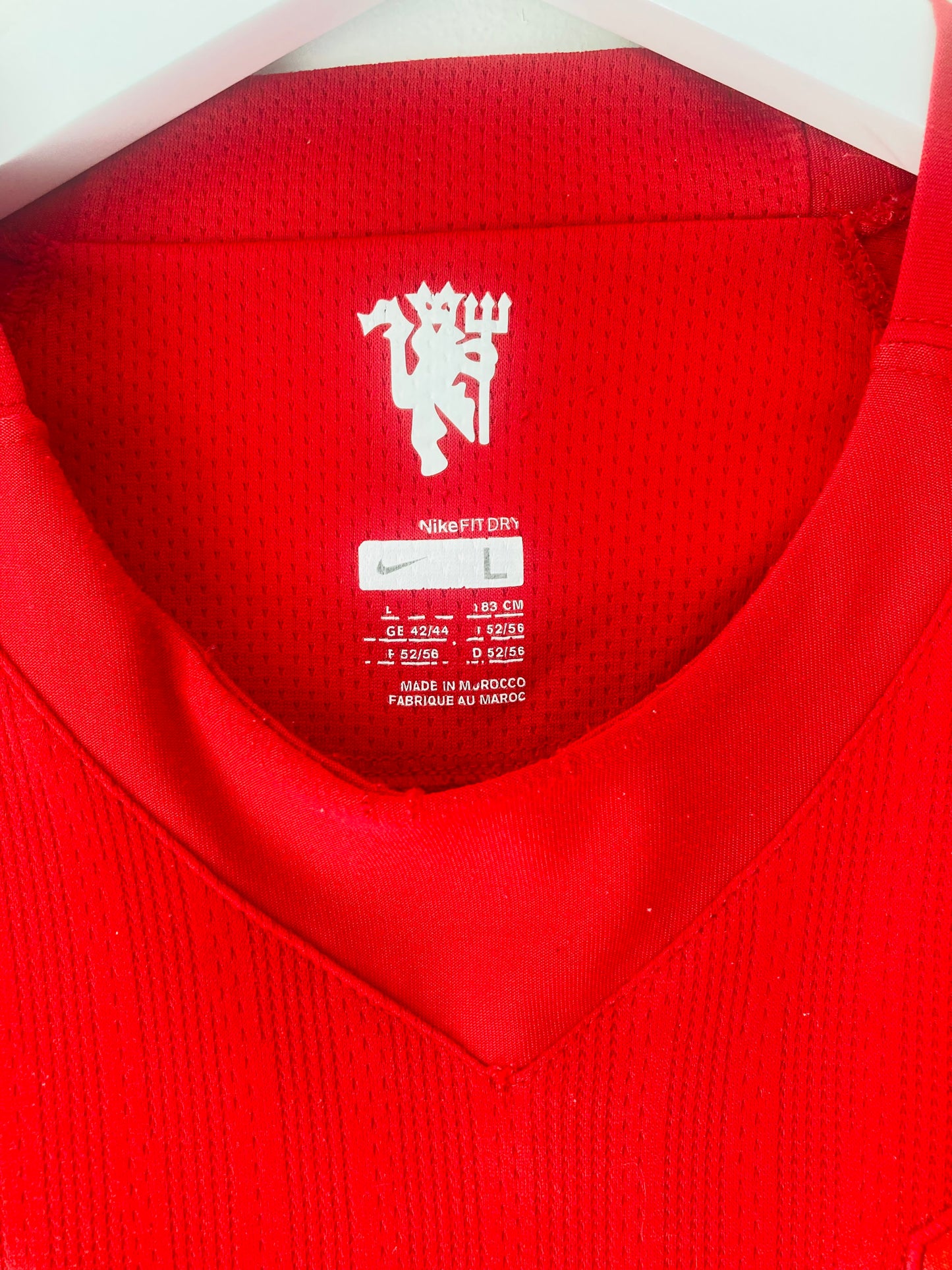 Manchester United home football shirt 2007/08 CR7 Medium