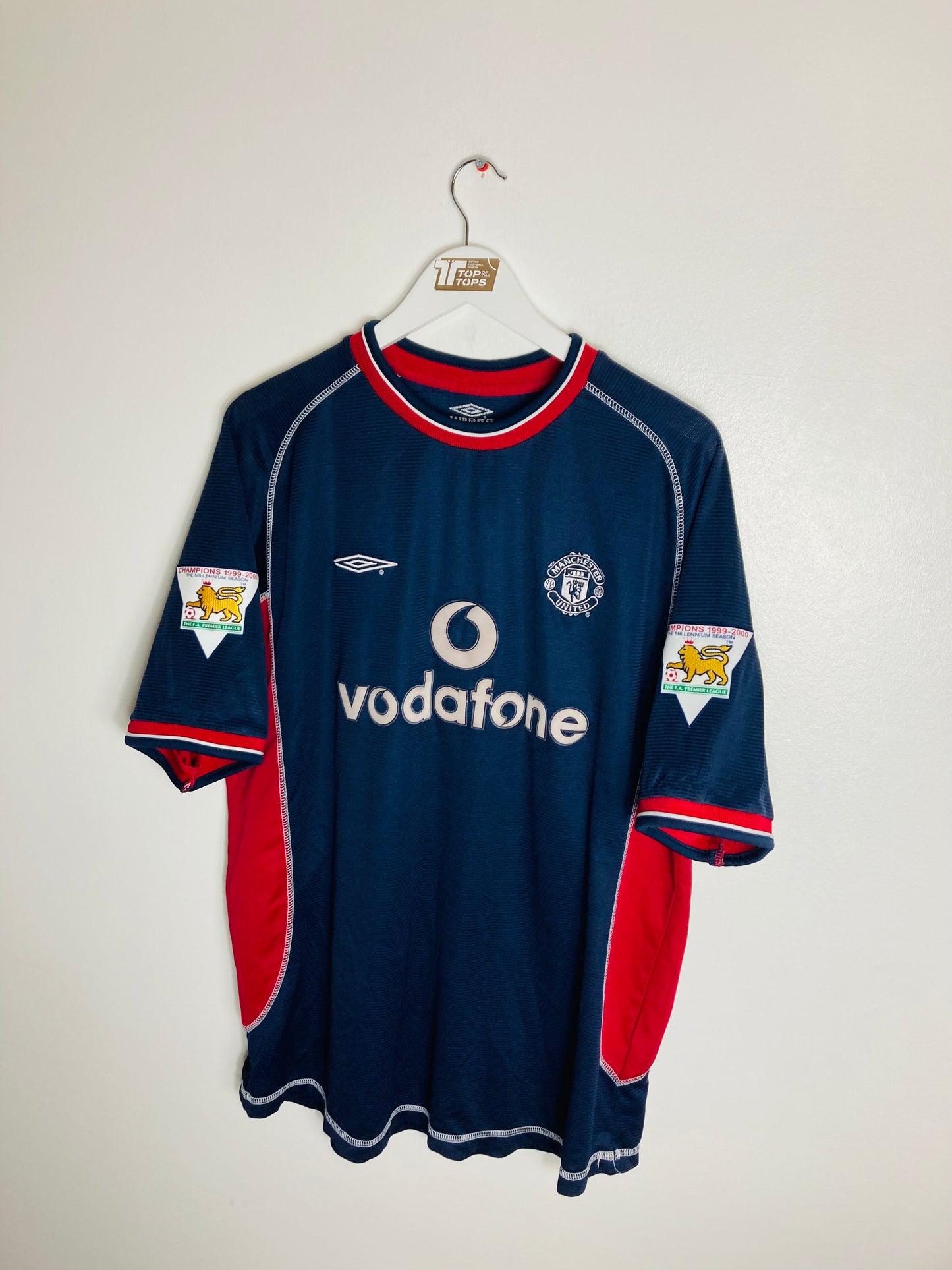 Manchester United away football shirt
2000/01 Yorke XL