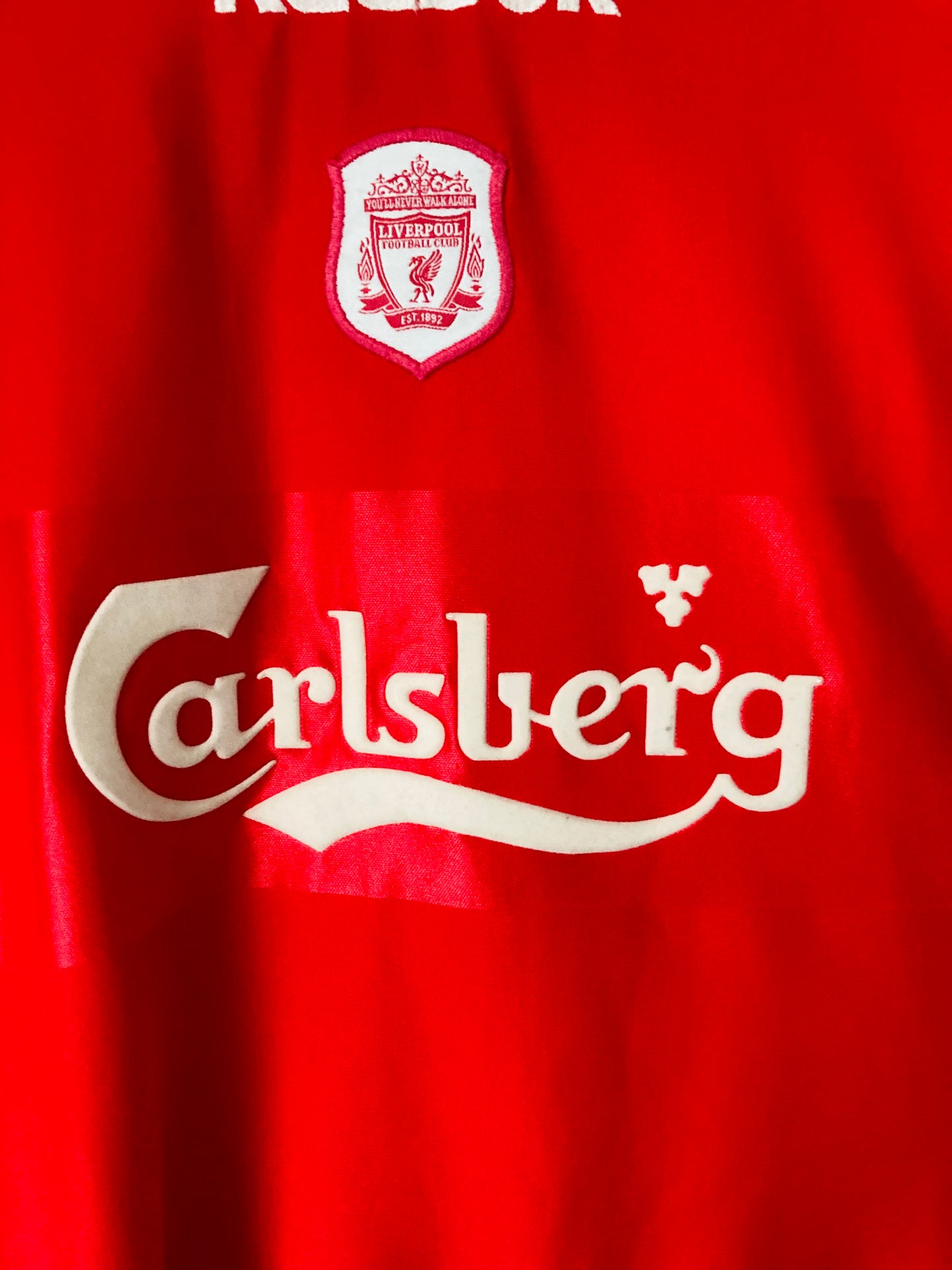 Liverpool home football shirt 2000/02 Fowler XL