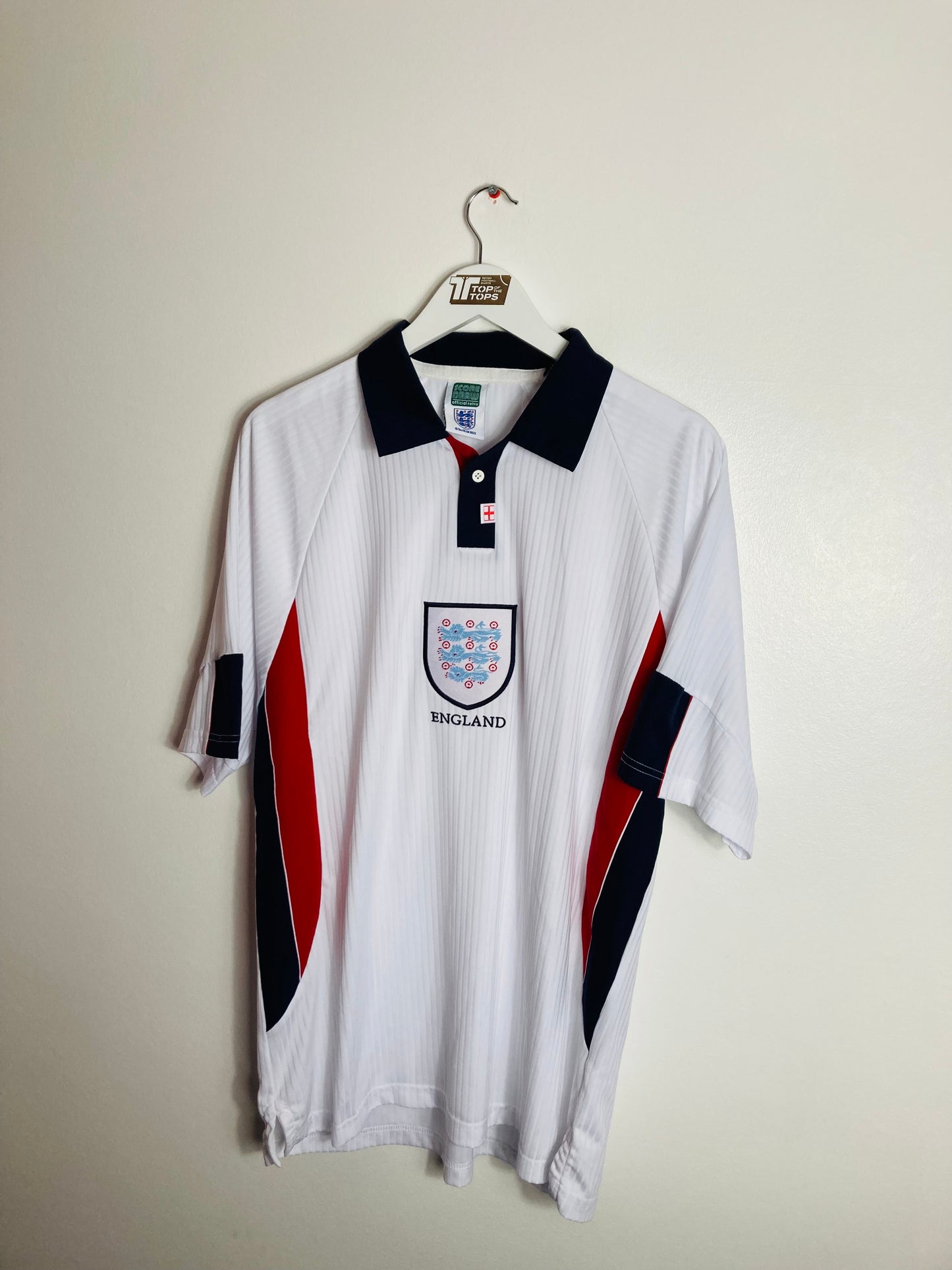 England scoredraw home football shirt