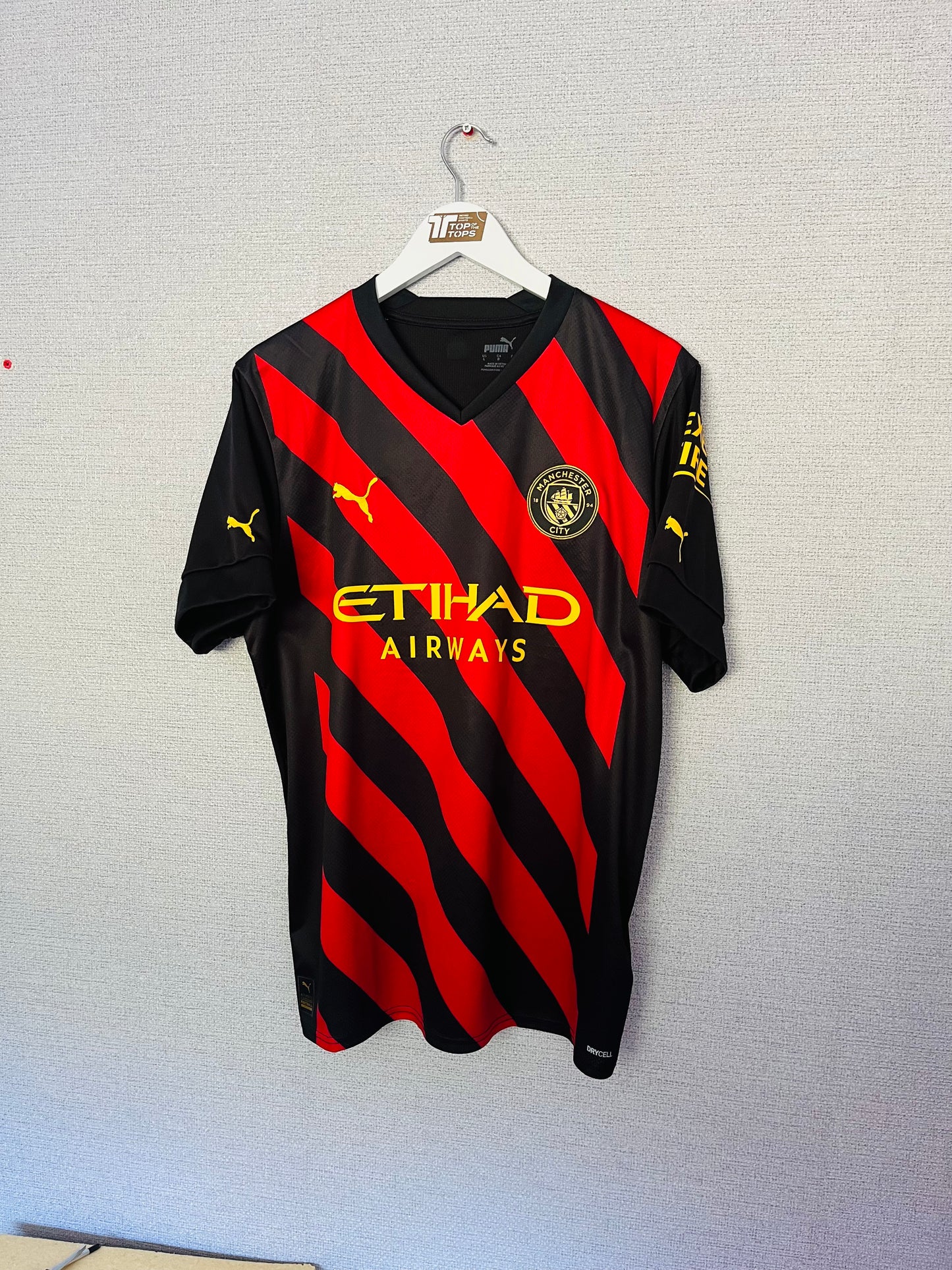 Manchester City away football shirt 2022/23 De Bruyne Large