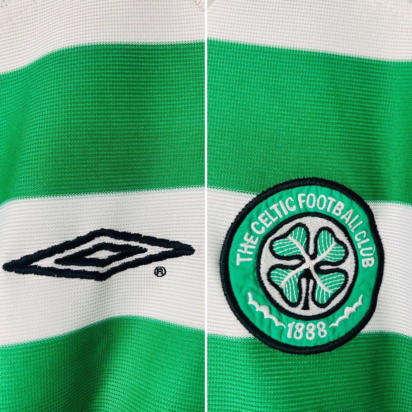 Glasgow Celtic home football shirt
2001/03 Thompson XL