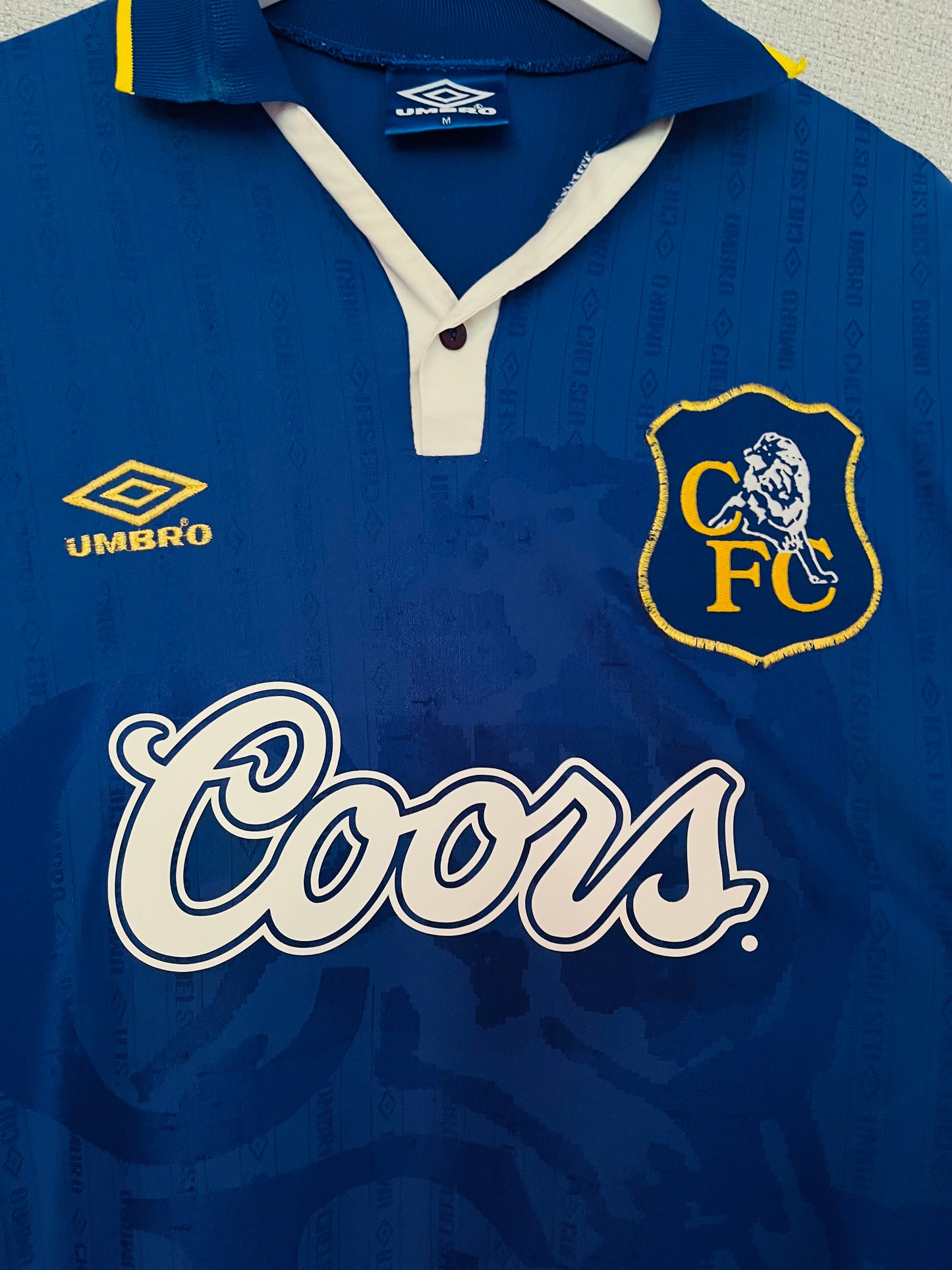 Chelsea home football shirt 1995/97 Vialli Medium