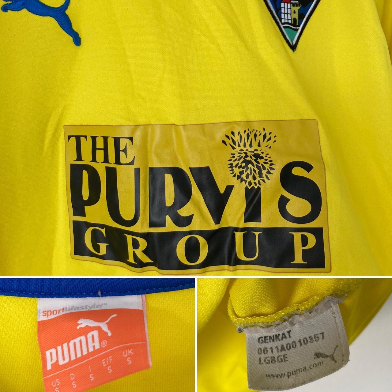 Dunfermline 2010/2011 Yellow Away Football Shirt (S)