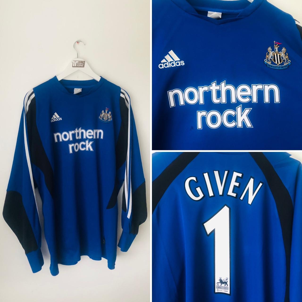 Newcastle United 2003/2004 Blue Goalkeeper Football Shirt (XXL)
