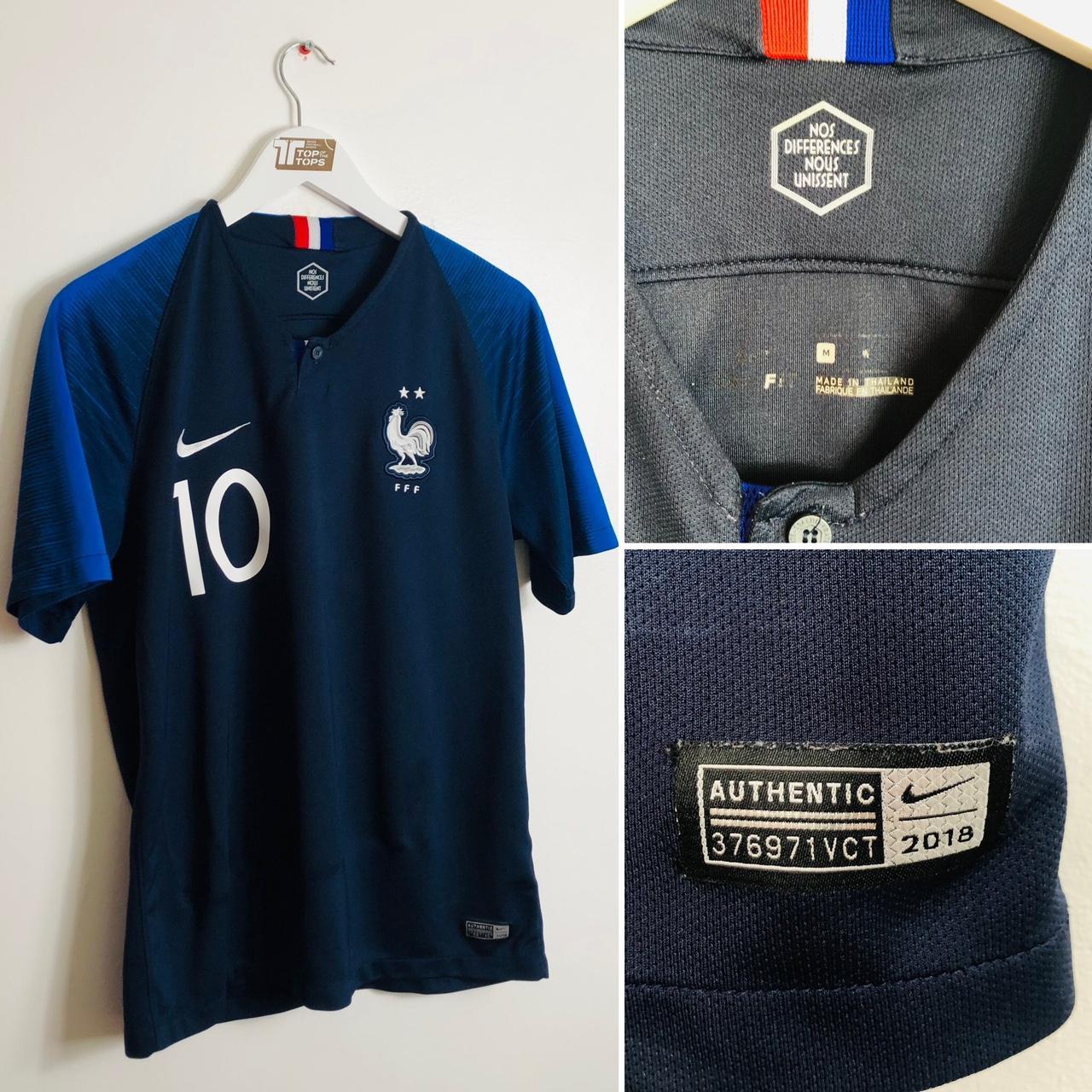 France 2018 Navy Home Football Shirt (M)