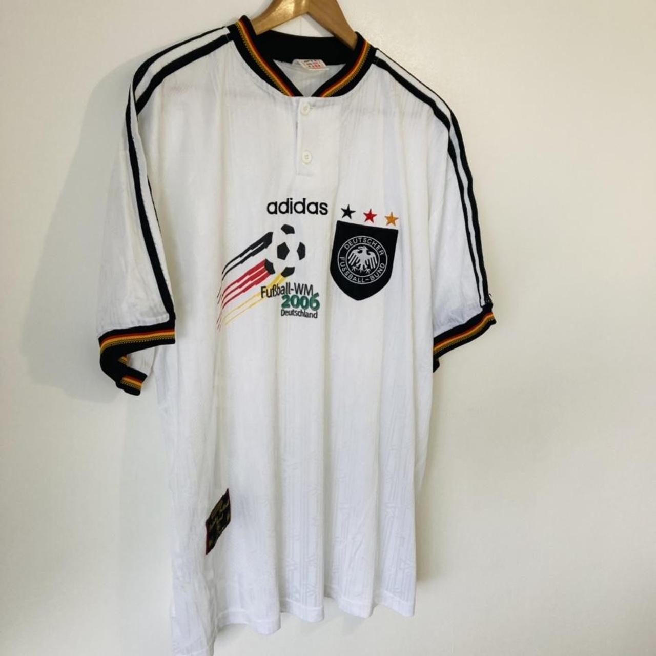 Germany 1996/1998 White Home Football Shirt (XXL)