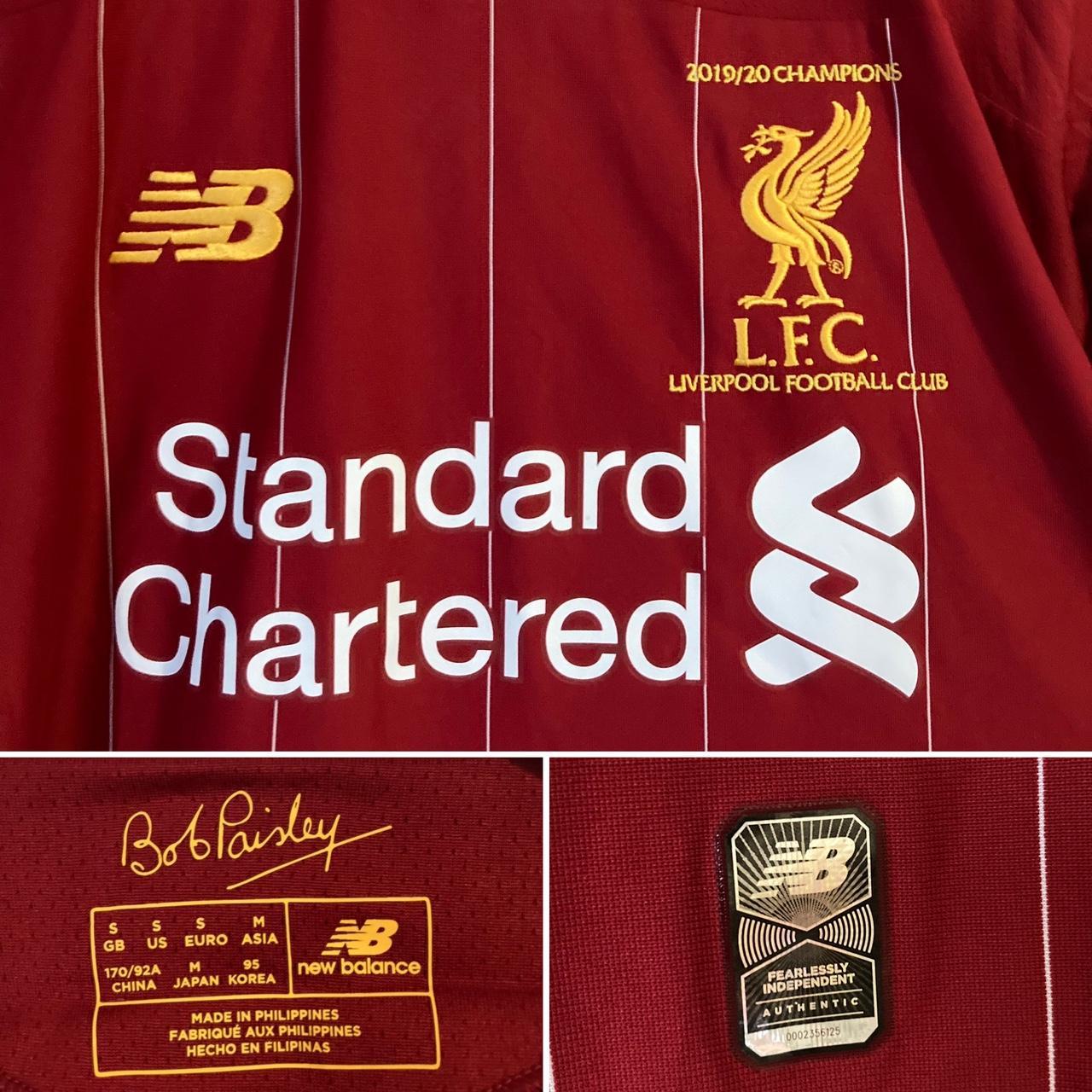 Liverpool 2019/2020 Red Home Football Shirt (S)