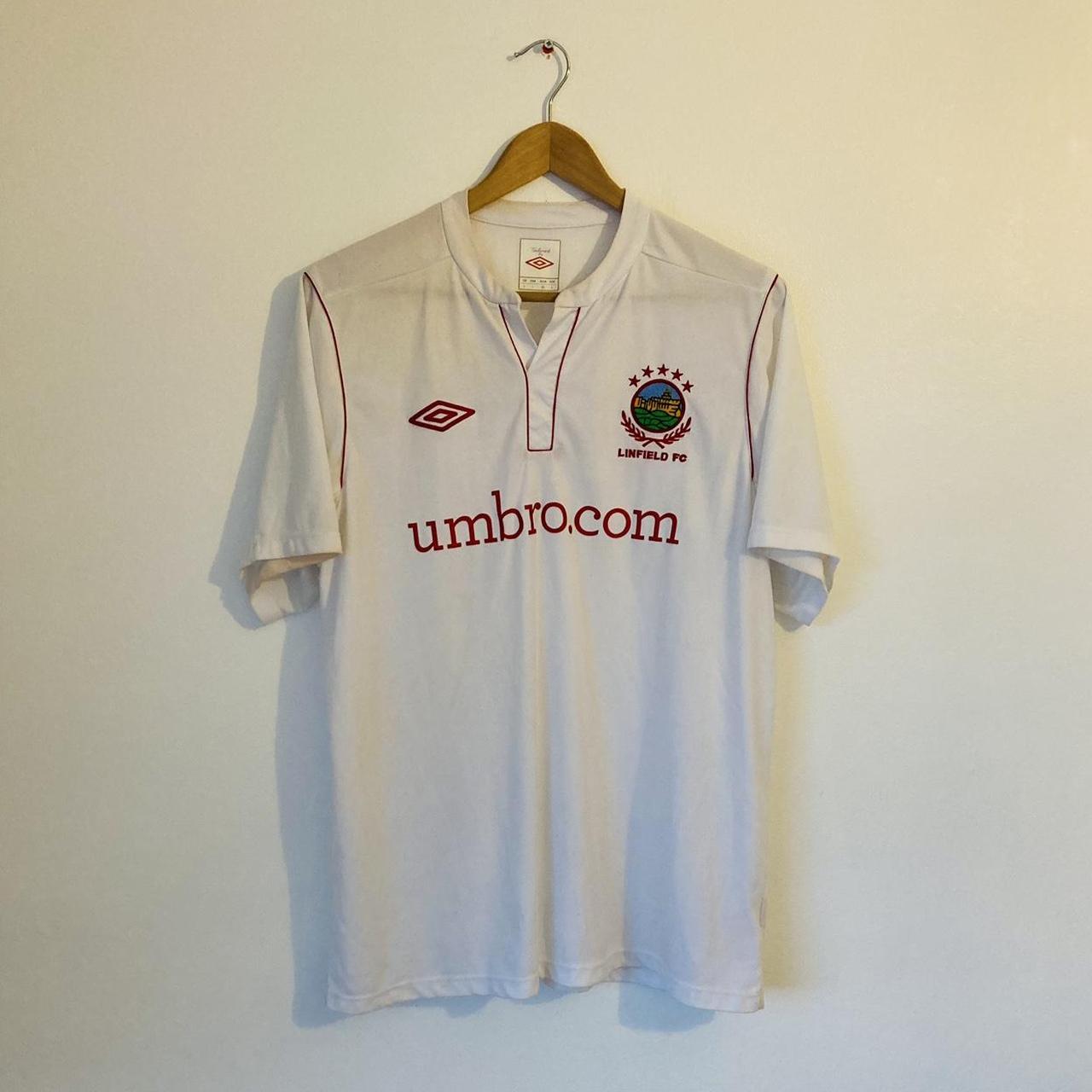 Linfield 2012/2013 White Away Football Shirt (L)