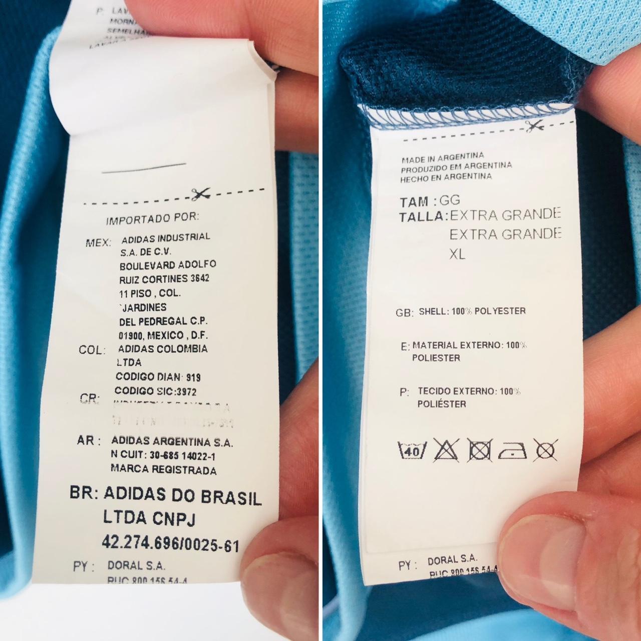 Argentina 2015/2016 Blue Away Football Shirt (XL)