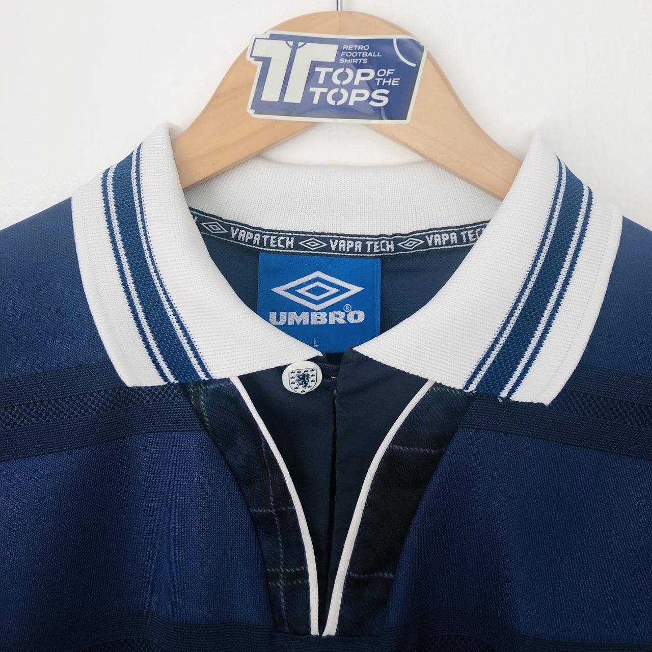 Scotland 1998 Blue Tartan Home Football Shirt (L)